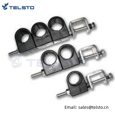Wire Base Station Feeder Cable Clamp ji bo Cell Tower