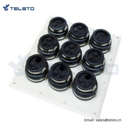 Aluminum cable entry plate Telsto feeder through (3)