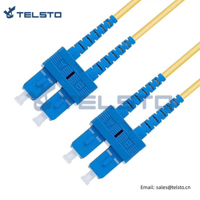 FTTH Optical fiber SC-SC Singlemode G657a1 Duplex Cable Jumper Fiber Optic Patch Co