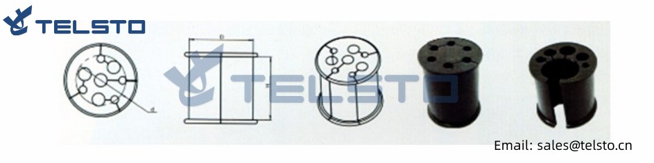 Rubber Grommet for 14 (7mm) Cable, Kit of 10 (1)