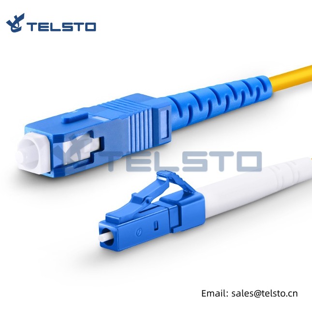 Simplex optical fiber patch cords SC UPC to LC UPC customized patch cord cable (1)